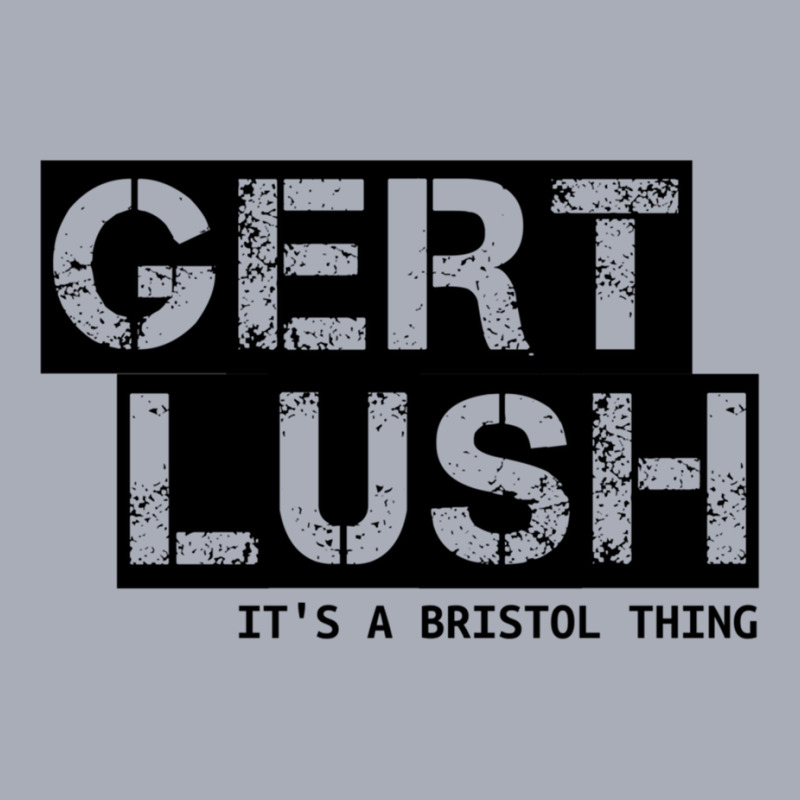 Gert Lush - It_s A Bristol Thing - Black Text Tank Dress by THOMASRAFFERTY | Artistshot