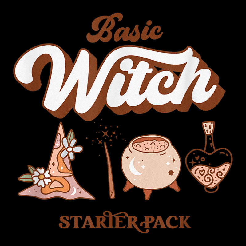 Basic Witch Starter Pack   Cute Halloween Cropped Hoodie by Outpost | Artistshot