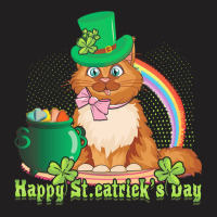 Day T  Shirt Cat St. Catricks Day Shamrock Saint Patrick's Day T  Shir T-shirt | Artistshot