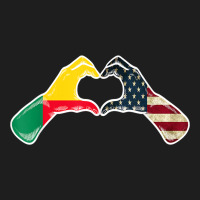 Benin American Usa Flag   Usa Beninese Heart Classic T-shirt | Artistshot