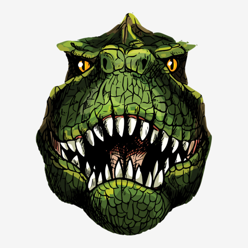 Music Vintage Retro T-rex Head Metal Print Horizontal | Artistshot