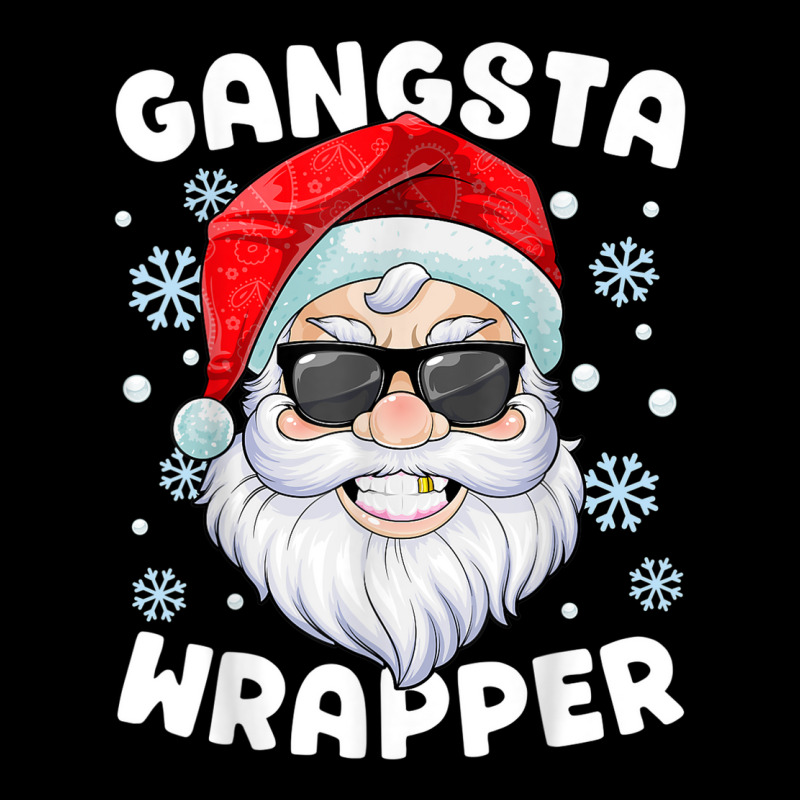 Gangsta Wrapper Santa Gangster Wrapper Funny Christmas Baby Tee | Artistshot