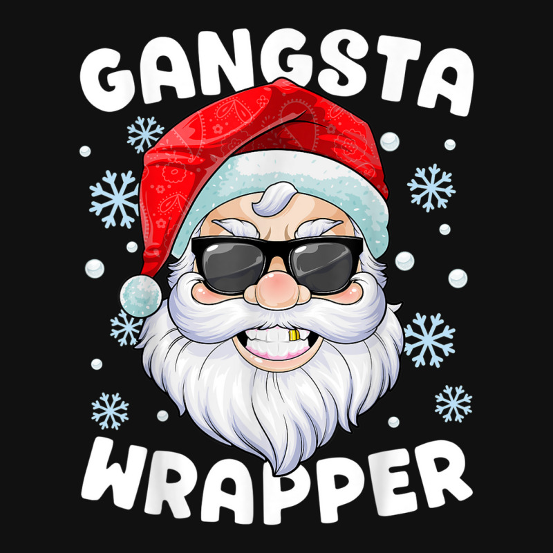 Gangsta Wrapper Santa Gangster Wrapper Funny Christmas Baby Beanies | Artistshot