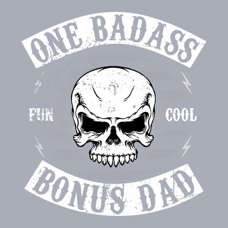 Mens One Badass Bonus Step Dad Funny Gift Birthday Stepdad Tank Dress by cm-arts | Artistshot