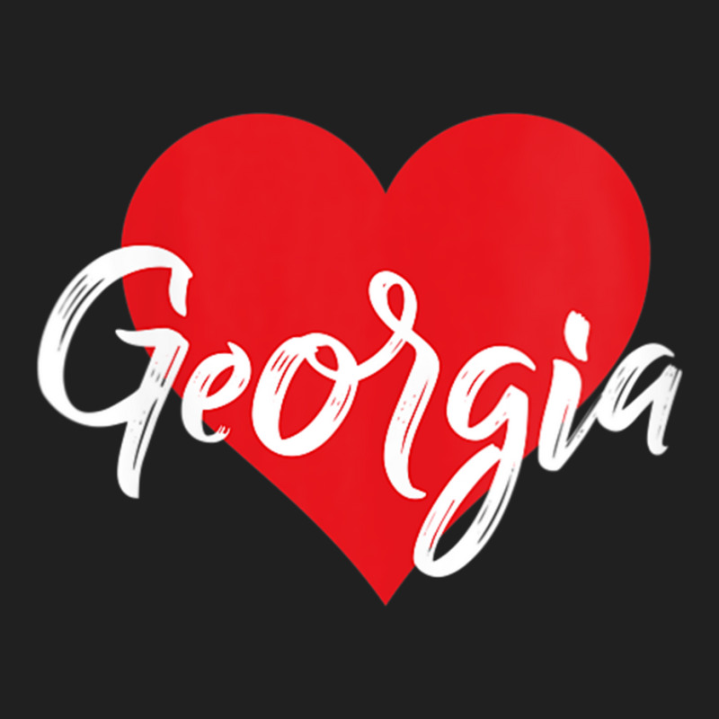 Womens I Love Georgia Tshirt For Women Georgian Lover Gift Idea V Neck Ladies Polo Shirt by cm-arts | Artistshot