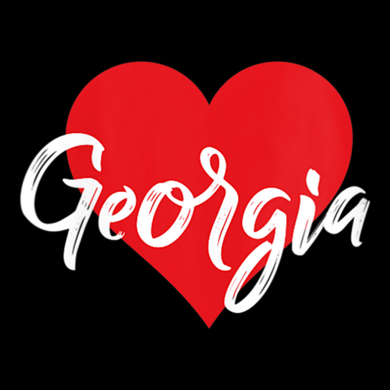 Womens I Love Georgia Tshirt For Women Georgian Lover Gift Idea V Neck Cropped Sweater by cm-arts | Artistshot