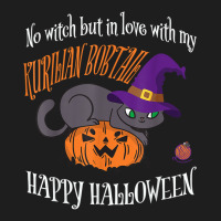 Kurilian Bobtail   Cat Lover Not A Witch Funny Halloween T Shirt Classic T-shirt | Artistshot