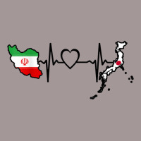 Iran Japan Flag Iranian Japanese Heartbeat T Shirt Vintage Short | Artistshot