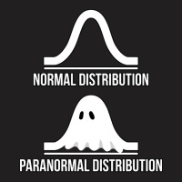 Halloween   Normal Distribution Paranormal Funny Math Long Sleeve T Sh T-shirt | Artistshot