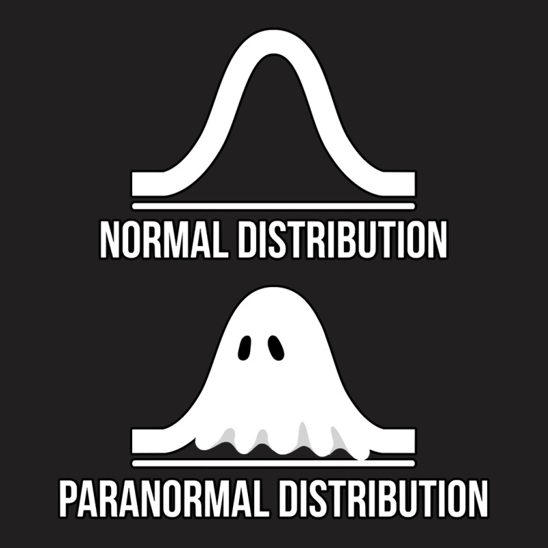 Halloween   Normal Distribution Paranormal Funny Math Long Sleeve T Sh T-shirt | Artistshot