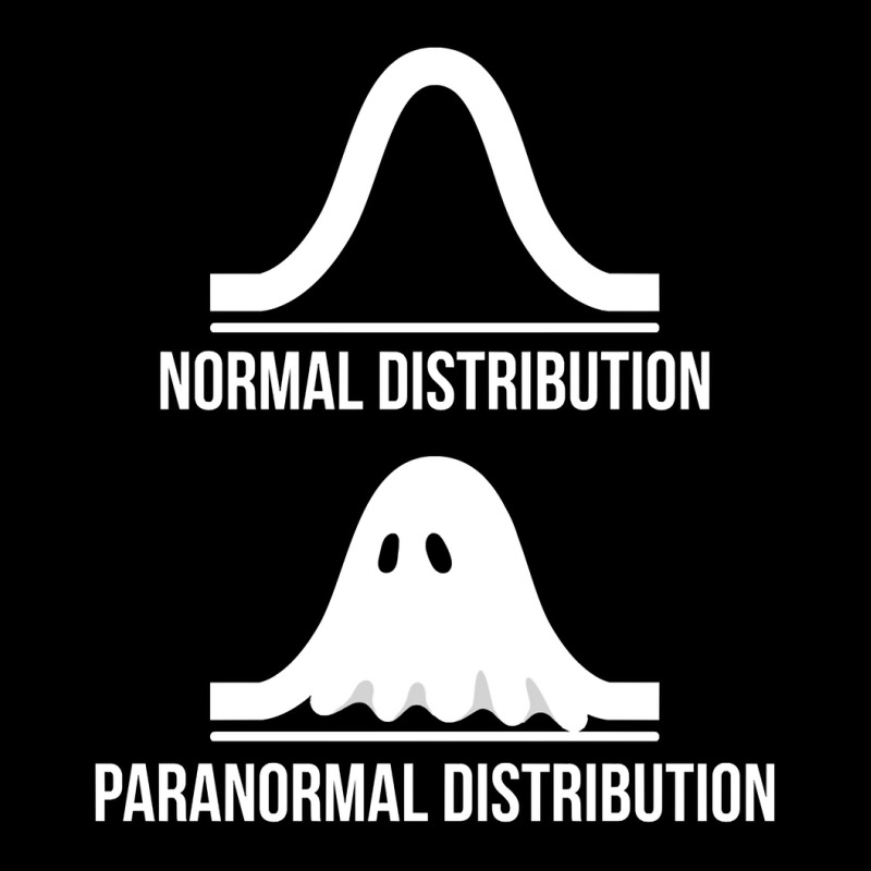 Halloween   Normal Distribution Paranormal Funny Math Long Sleeve T Sh Lightweight Hoodie | Artistshot