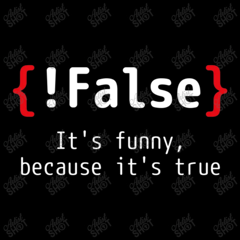 False Its Funny V-neck Tee | Artistshot