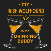 My Irish Wolfhound Is My Drinking Buddy Funny Dog Lover Ladies Polo Shirt | Artistshot