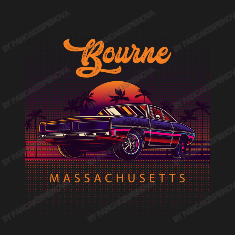 Bourne Massachusetts Retro Vintage 80s 90s Muscle Cars Retrowave Aesth Hoodie & Jogger set by pancakespienova | Artistshot