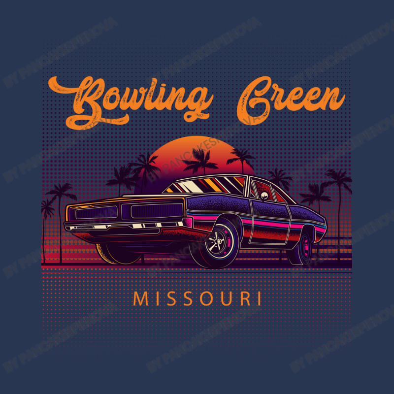 Bowling Green Missouri Retro Vintage 80s 90s Muscle Cars Retrowave Aes Men Denim Jacket by pancakespienova | Artistshot