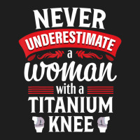 Knee Replacement Woman Surgery Recovery Classic T-shirt | Artistshot