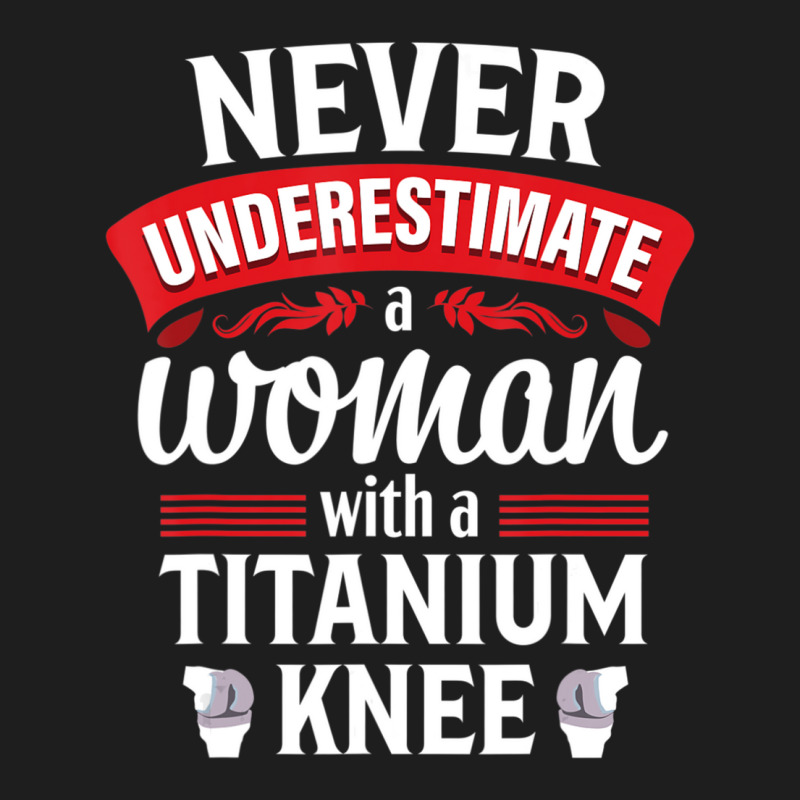 Knee Replacement Woman Surgery Recovery Classic T-shirt by cm-arts | Artistshot