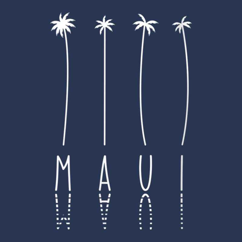 Womens Palm Tree Vacation   Island Usa Maui V Neck T Shirt Ladies Denim Jacket by cm-arts | Artistshot