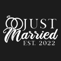 Just Married 2022 T Shirt Hoodie & Jogger Set | Artistshot