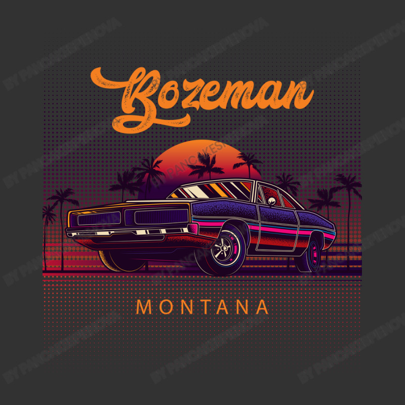 Bozeman Montana Retro Vintage 80s 90s Muscle Cars Retrowave Aesthetic Baby Bodysuit | Artistshot