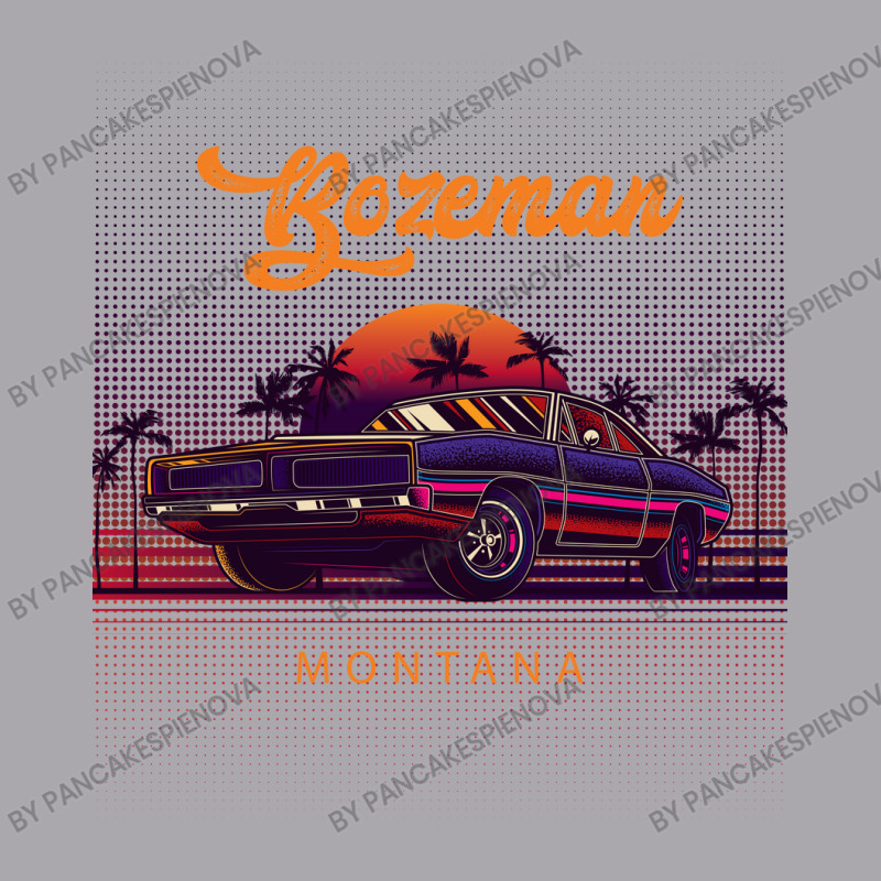 Bozeman Montana Retro Vintage 80s 90s Muscle Cars Retrowave Aesthetic Youth 3/4 Sleeve | Artistshot