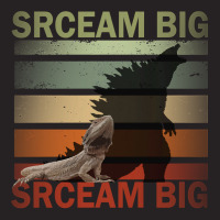 Scream Big. Lucky Lizard With Dinosaur Shadow For Pet Lover Long Sleev Vintage Cap | Artistshot