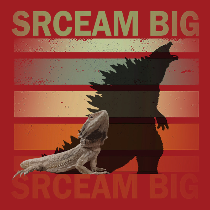 Scream Big. Lucky Lizard With Dinosaur Shadow For Pet Lover Long Sleev Waist Apron | Artistshot