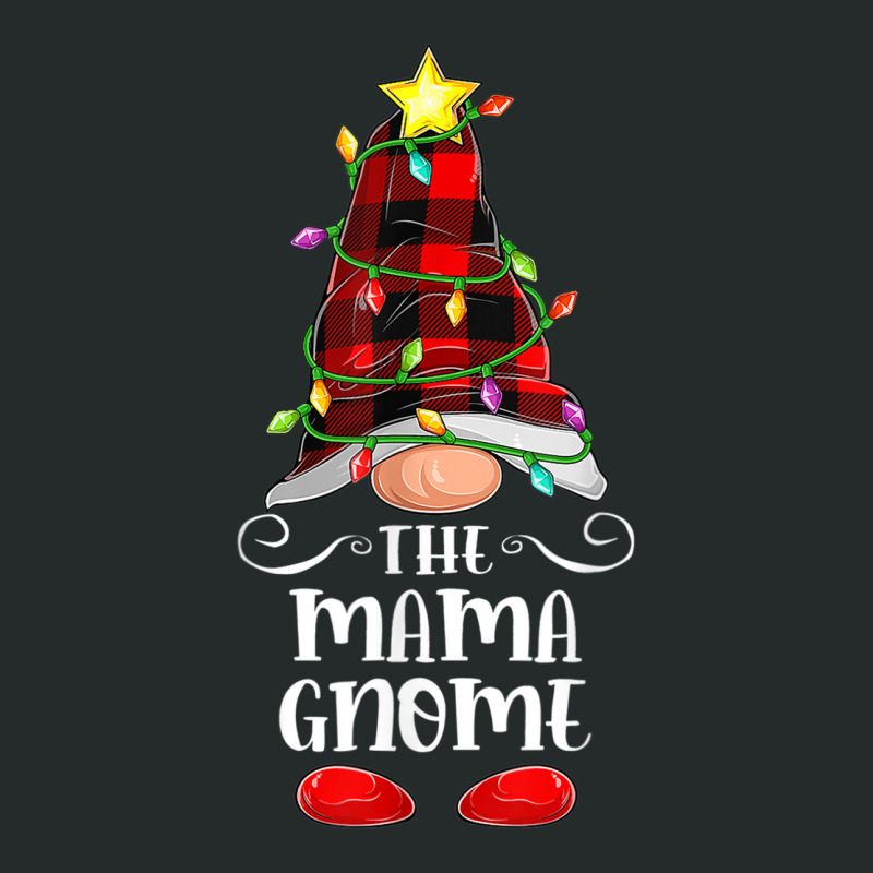 The Mama Gnome Light Matching Family Group Christmas Pajama Women's Triblend Scoop T-shirt by Sombre | Artistshot