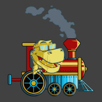 Funny Dinosaur Riding A Train Tyrannosaurus Dino Vintage T-shirt | Artistshot