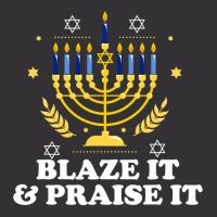 Blaze It Praise It Funny Jewish Hanukkah Festival Gifts Vintage Hoodie | Artistshot