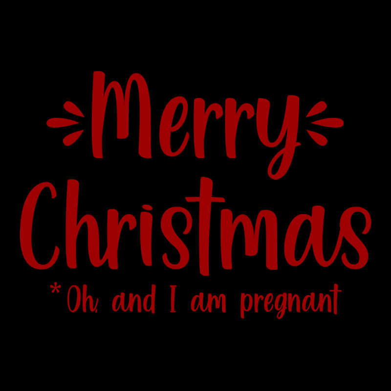 Merry Christmas   Oh, And I Am Pregnant Xmas Baby Gift Tee Sweatshirt Men's 3/4 Sleeve Pajama Set | Artistshot