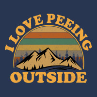 I Love Peeing Outside Funny Camping Hiking Ladies Denim Jacket | Artistshot