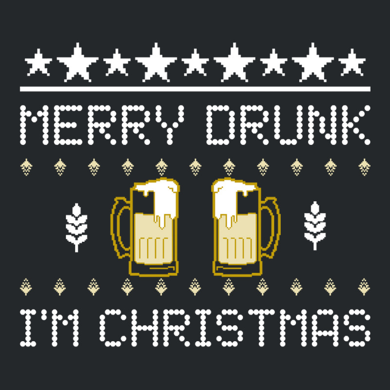 Merry Drunk I'm Christmas Beer Ugly Christmas Sweater Sweatshirt Crewneck Sweatshirt | Artistshot