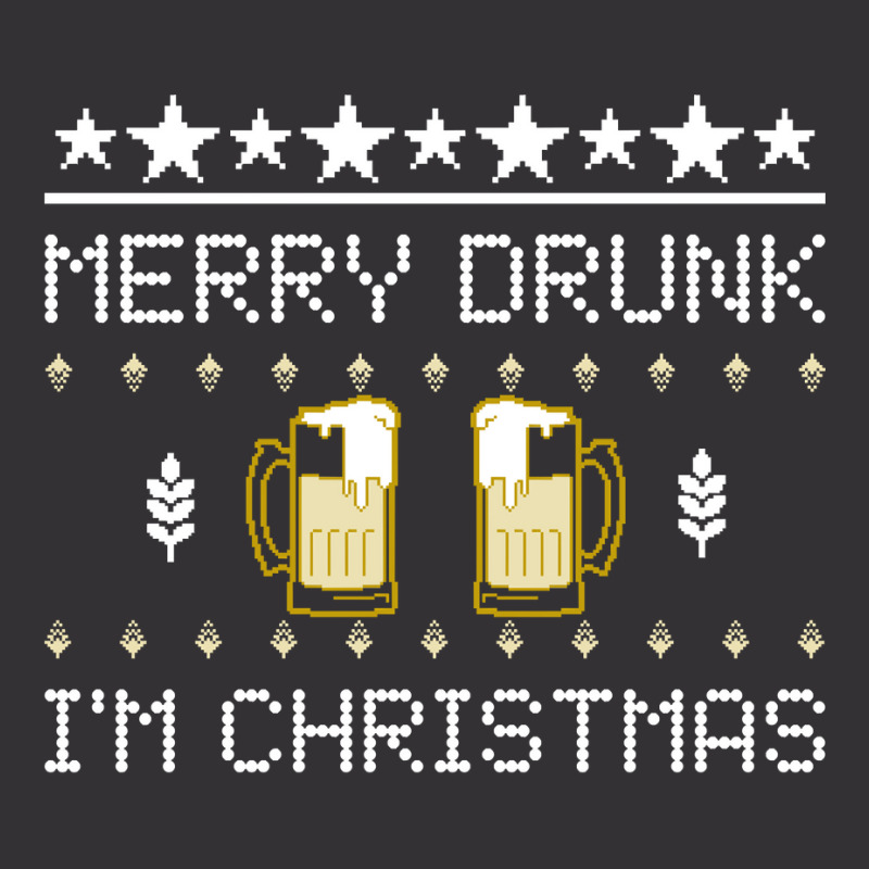 Merry Drunk I'm Christmas Beer Ugly Christmas Sweater Sweatshirt Vintage Hoodie | Artistshot