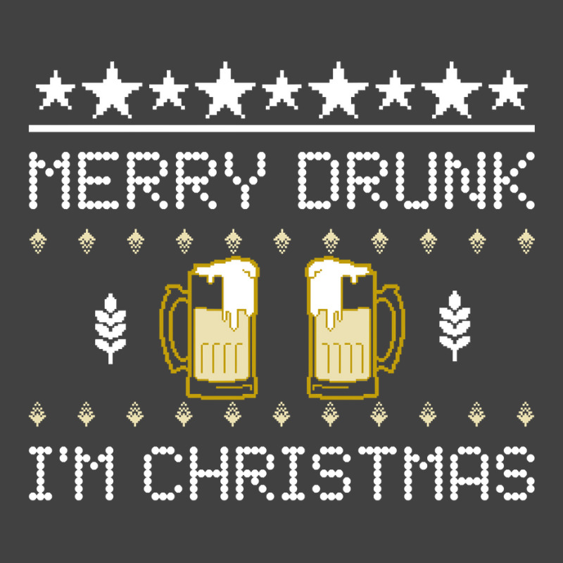 Merry Drunk I'm Christmas Beer Ugly Christmas Sweater Sweatshirt Vintage T-shirt | Artistshot