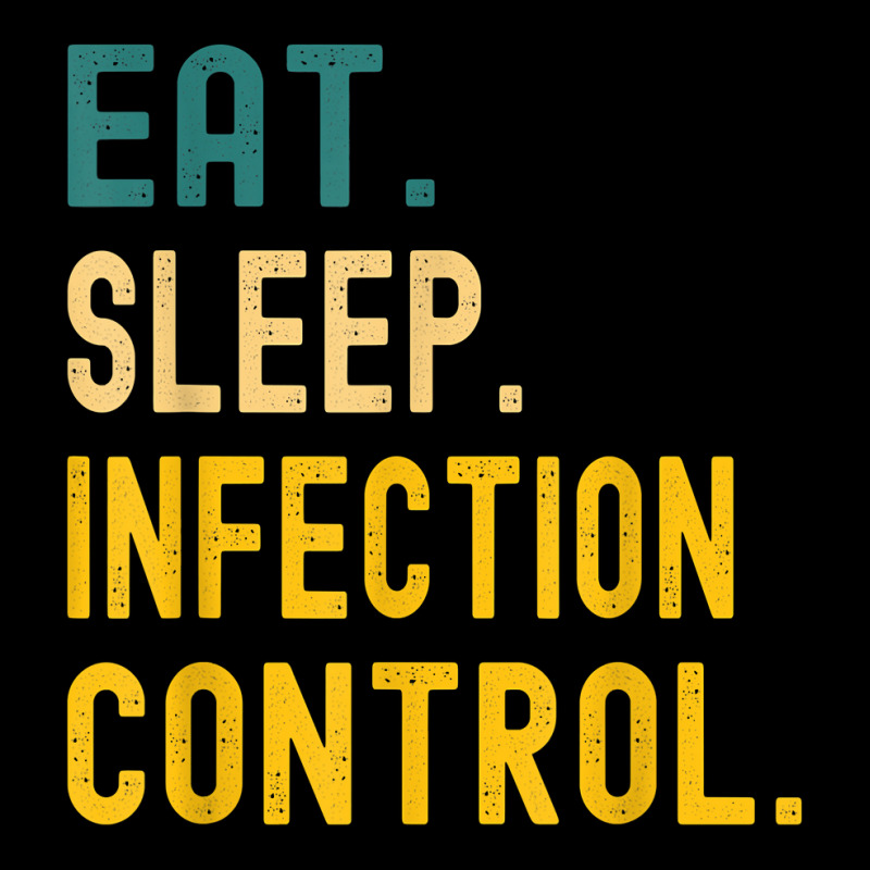 Vintage Retro Sunset Eat Sleep Infection Control T Shirt Long Sleeve Shirts | Artistshot