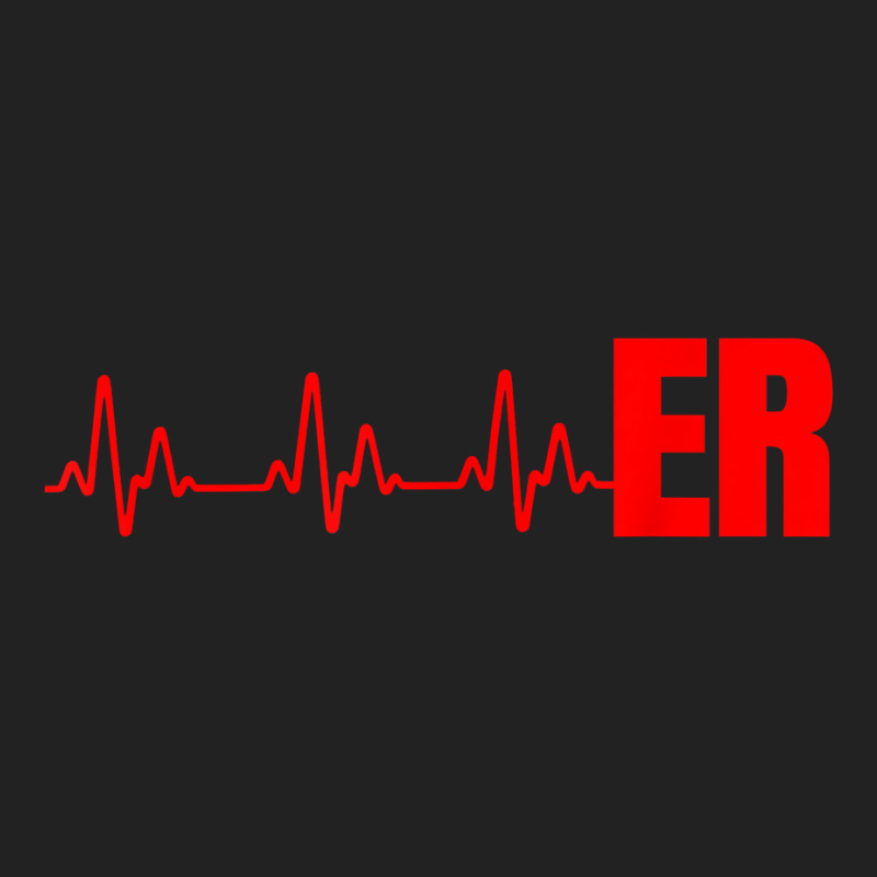 Emergency Medicine Emergency Room Nurse Er Heartbeat T Shirt Backpack | Artistshot