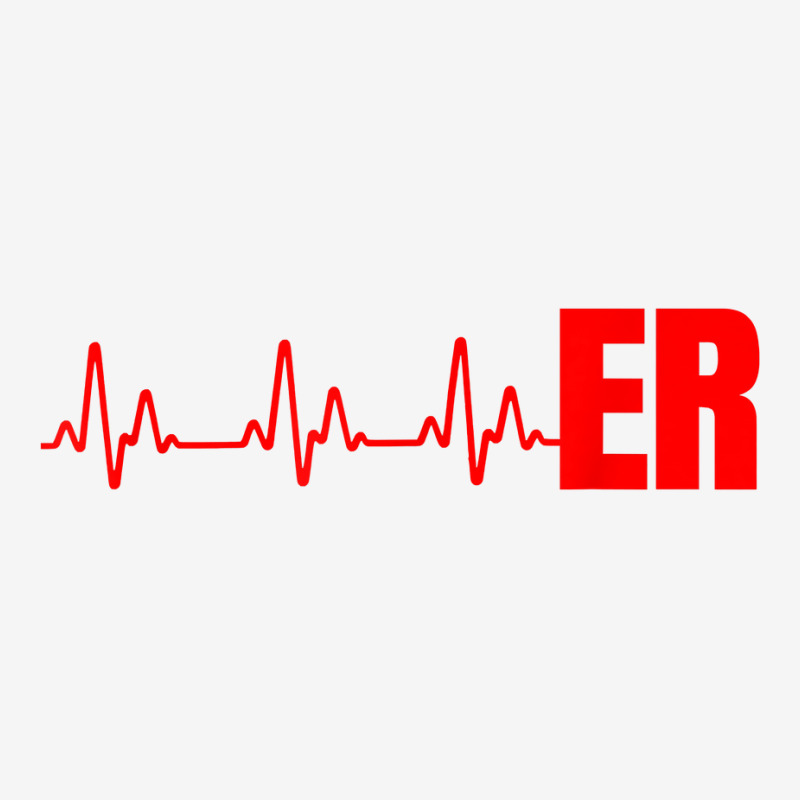 Emergency Medicine Emergency Room Nurse Er Heartbeat T Shirt Front Car Mat | Artistshot