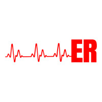 Emergency Medicine Emergency Room Nurse Er Heartbeat T Shirt Sticker | Artistshot