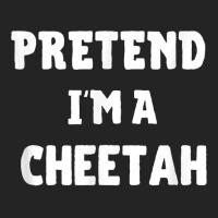 Pretend I'm A Cheetah Funny Lazy Halloween Costume Party T Shirt 3/4 Sleeve Shirt | Artistshot