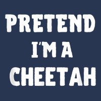 Pretend I'm A Cheetah Funny Lazy Halloween Costume Party T Shirt Men Denim Jacket | Artistshot