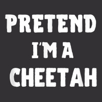 Pretend I'm A Cheetah Funny Lazy Halloween Costume Party T Shirt Vintage Short | Artistshot