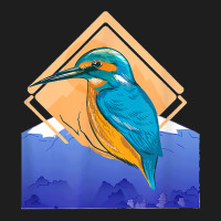 King Fisher Set Over Mountain In Spring Classic T-shirt | Artistshot