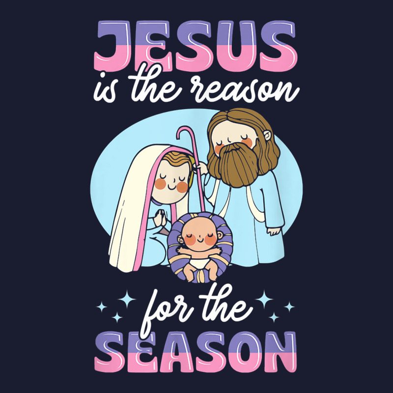 Jesus Is The Reason For The Season Christian Nativity T Shirt Women's V-Neck T-Shirt by cm-arts | Artistshot