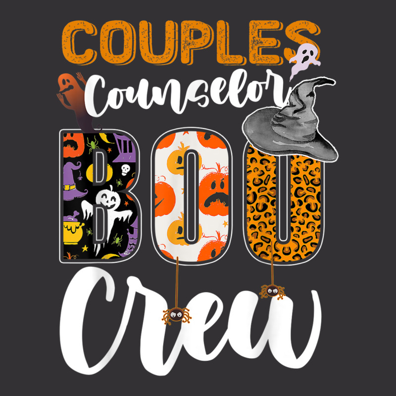 Couples Counselor Boo Crew Halloween Matching Vintage Short | Artistshot