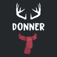 Donner Reindeer Christmas Matching Pjs Group Costume Gift Pullover Crewneck Sweatshirt | Artistshot