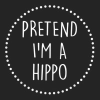 Pretend Im A Hippo Halloween Costume T Shirt 3/4 Sleeve Shirt | Artistshot