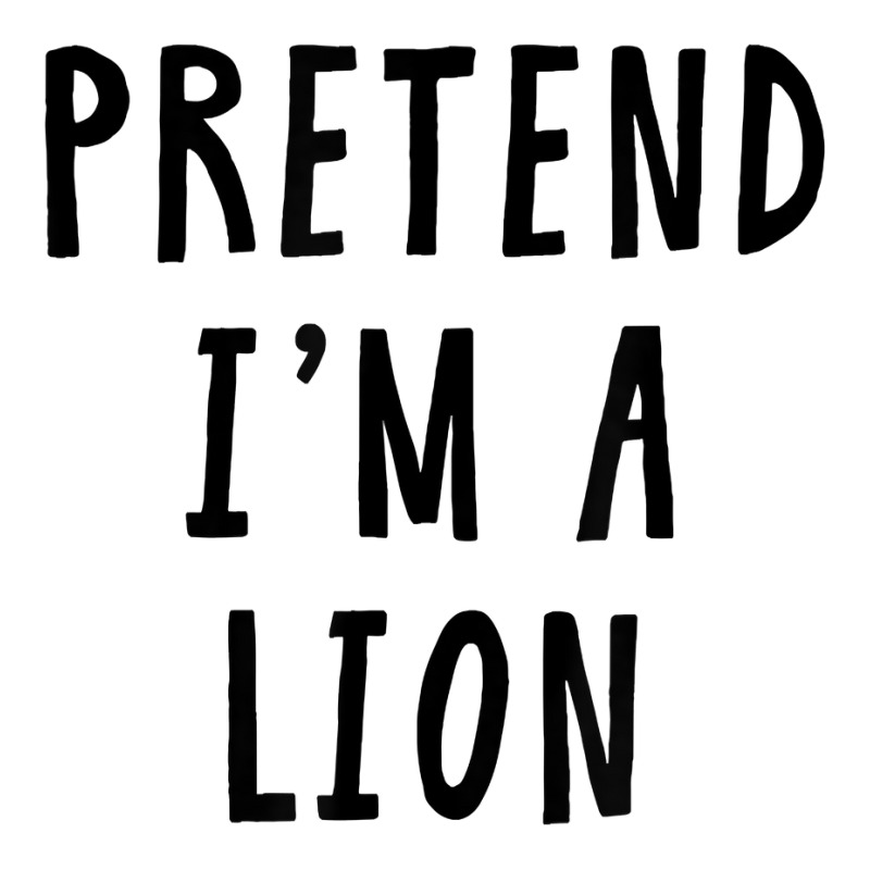 Pretend Im A Lion Costume Women Men Kids Halloween Costume T Shirt V-neck Tee | Artistshot