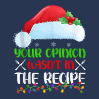 Your Opinion Wasnt In The Recipe Cooking Chef Christmas Tank Top Ladies Denim Jacket | Artistshot