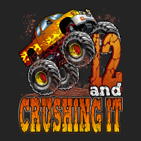 Kids 12 Year Old Monster Truck Birthday Shirt 12 & Crushing It 3/4 Sleeve Shirt | Artistshot